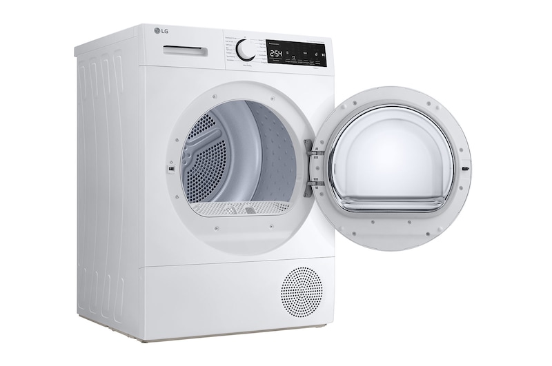 LG 8kg DUAL Inverter Warmtepomp Droger Wit | A++ Energieklasse | Sensor Dry, RH80T2AP6RM