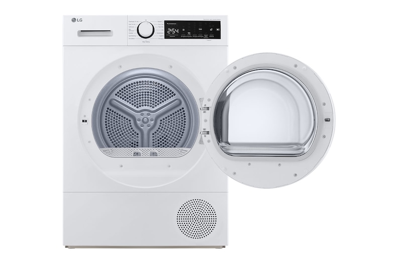 LG 8kg DUAL Inverter Warmtepomp Droger Wit | A++ Energieklasse | Sensor Dry, RH80T2AP6RM