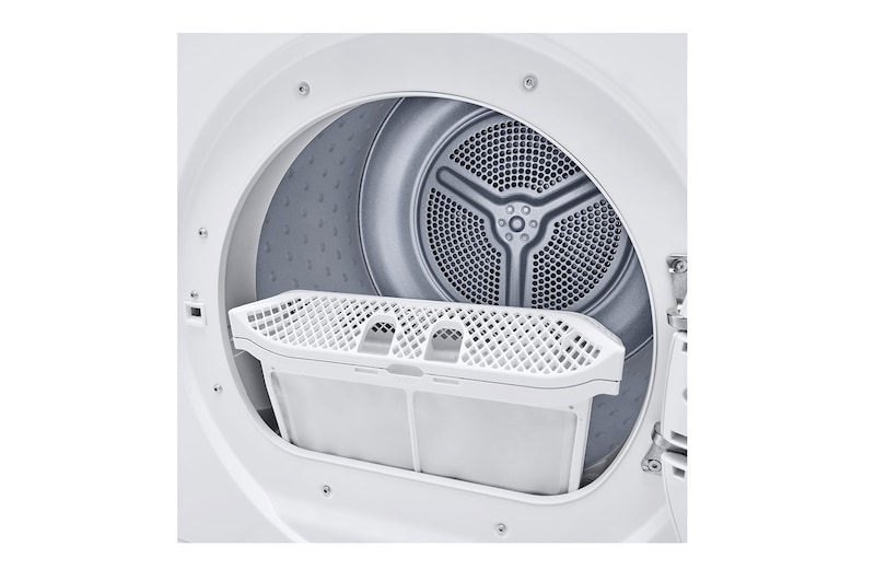 LG 8kg DUAL Inverter Warmtepomp Droger Wit | A++ Energieklasse | Sensor Dry, RH80T2AP6RM