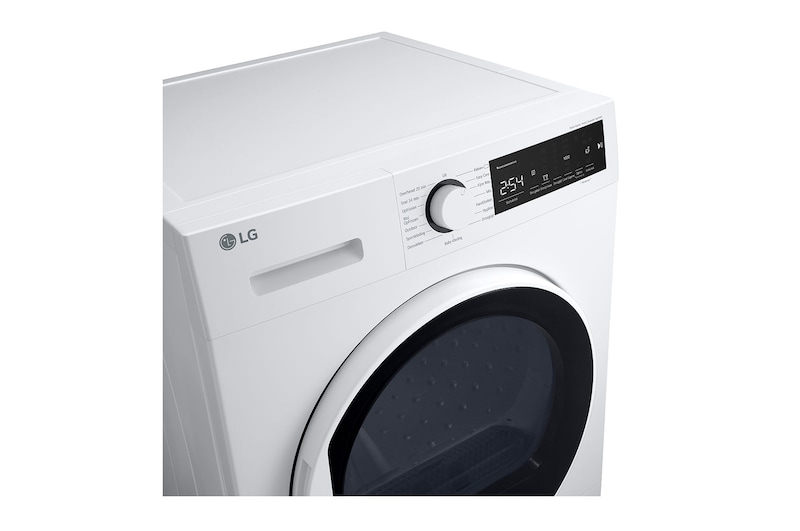 LG 8kg DUAL Inverter Warmtepomp Droger Wit | A++ Energieklasse | Sensor Dry, RH80T2AP6RM