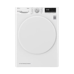 8kg DUAL Inverter Warmtepomp Droger Wit | Eco Hybrid™ | Allergy Care™ |Auto Cleaning Condenser