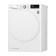 LG 8kg DUAL Inverter Warmtepomp Droger Wit | Eco Hybrid™ | Allergy Care™ |Auto Cleaning Condenser, RH80V5AV0N