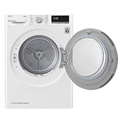 LG 9kg DUAL Inverter Warmtepomp Droger Wit | Eco Hybrid™ | Allergy Care™ | Auto Cleaning Condenser, RH90V5AV6N