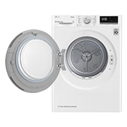 LG 9kg DUAL Inverter Warmtepomp Droger Wit | Eco Hybrid™ | Allergy Care™ | Auto Cleaning Condenser, RH90V5AV6N