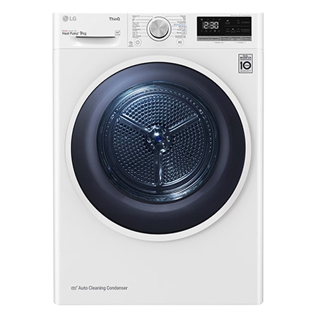 9kg Warmtepomp Droger Wit | Eco Hybrid™ | Allergy Care™ | Zelfreinigende condensor - RH90V5AV6N
