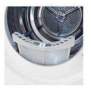 LG 9kg DUAL Inverter Warmtepomp Droger Wit | Eco Hybrid™ | Allergy Care™ | Auto Cleaning Condenser, RH90V9AV3N