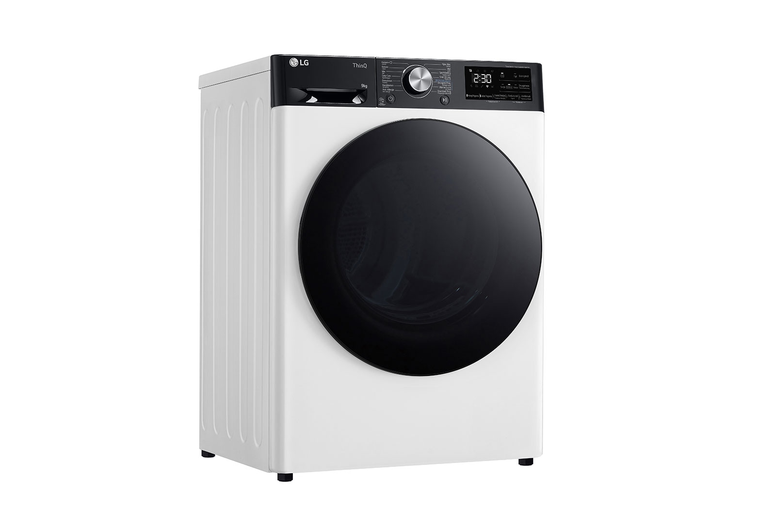 LG 9kg DUAL Inverter Warmtepomp Droger Wit | Eco Hybrid™ | Allergy Care™ | Auto Cleaning Condenser, RH90V9LVEN