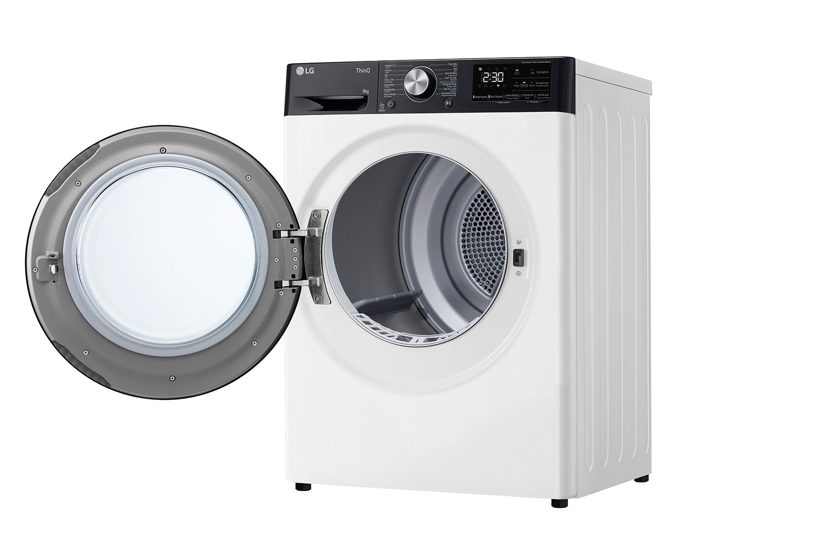 LG 9kg DUAL Inverter Warmtepomp Droger Wit | Eco Hybrid™ | Allergy Care™ | Auto Cleaning Condenser, RH90V9LVEN
