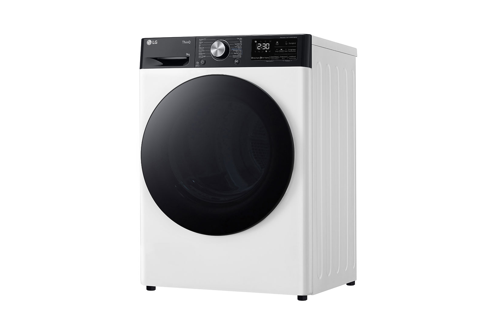 LG 9kg DUAL Inverter Warmtepomp Droger Wit | Eco Hybrid™ | Allergy Care™ | Auto Cleaning Condenser, RH90V9LVEN