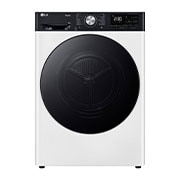 Voorkant van 9kg DUAL Inverter Warmtepomp Droger Wit | Eco Hybrid™ | Allergy Care™ | Auto Cleaning Condenser