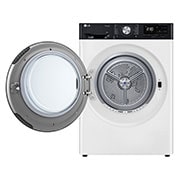 LG 9kg DUAL Inverter Warmtepomp Droger Wit | Eco Hybrid™ | Allergy Care™ | Auto Cleaning Condenser, RH90V9LVEN