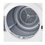 LG 9kg DUAL Inverter Warmtepomp Droger Wit | Eco Hybrid™ | Allergy Care™ | Auto Cleaning Condenser, RH90V9LVEN