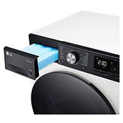 LG 9kg DUAL Inverter Warmtepomp Droger Wit | Eco Hybrid™ | Allergy Care™ | Auto Cleaning Condenser, RH90V9LVEN