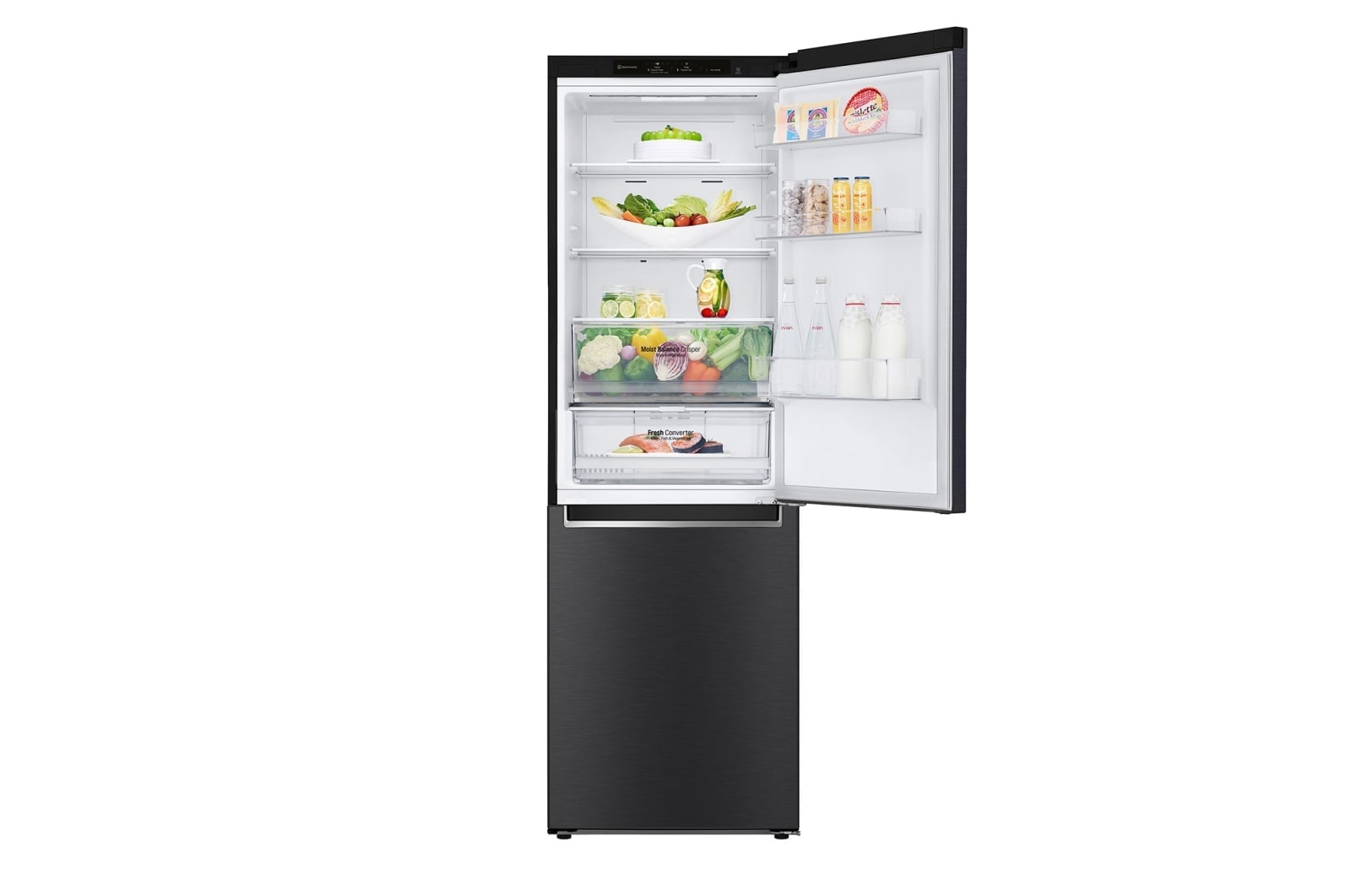 LG 341L inhoud | C | DoorCooling+™ | Moist Balance Crisper™ | FRESHConverter™ | Total No Frost | Smart Inverter Compressor, GBB61MCGCN1