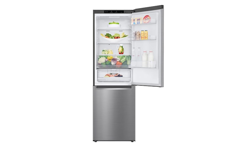 LG 341L Koelkast en vriezer Zilver | DoorCooling+™ | FRESHConverter™ | Smart Diagnosis™, GBB61PZGCN1