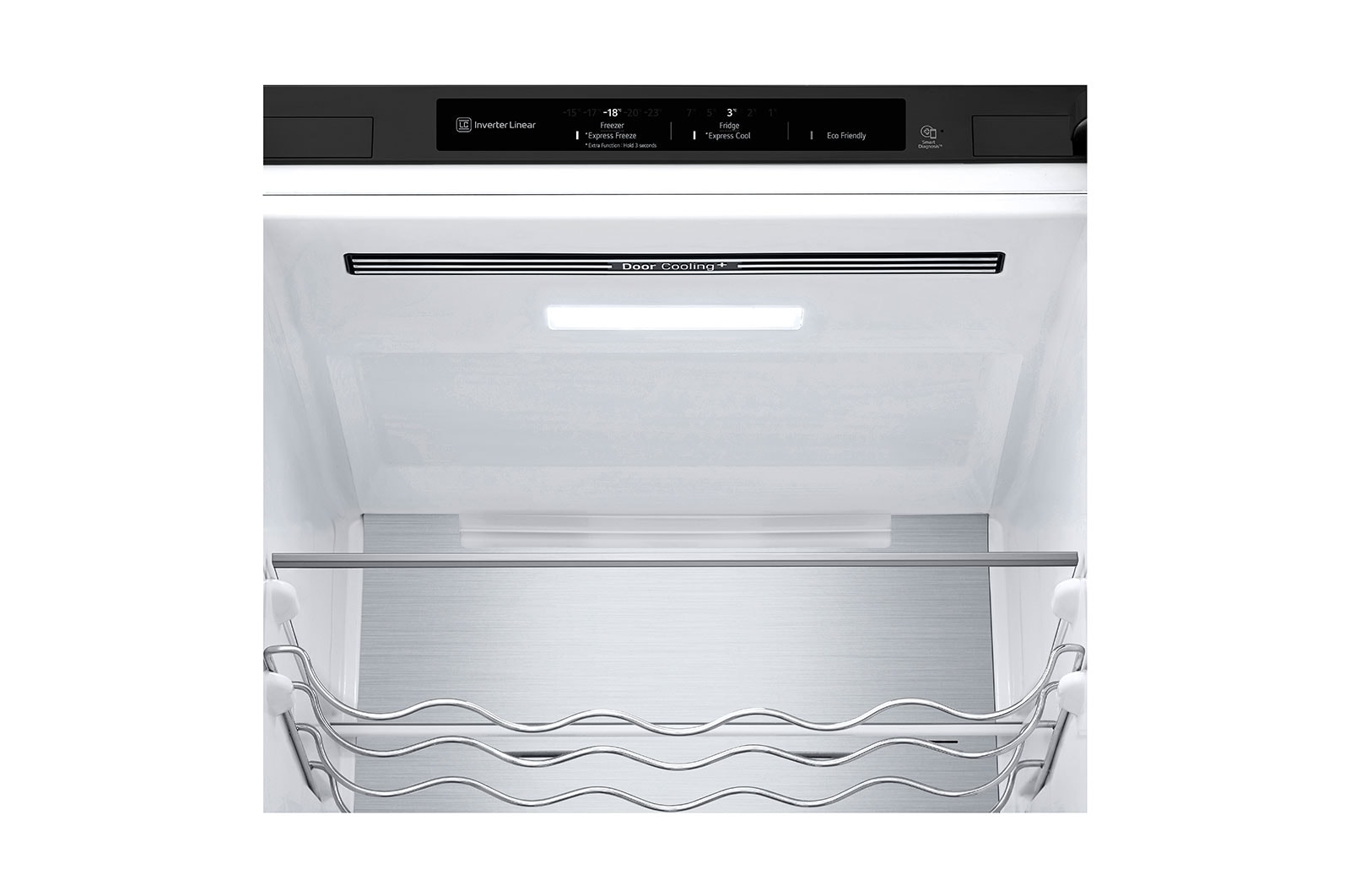 LG 384L inhoud | B | DoorCooling+™ | FreshBalancer™ | FRESHConverter™ | Total No Frost | Inverter Linear Compressor, GBB72MCVBN