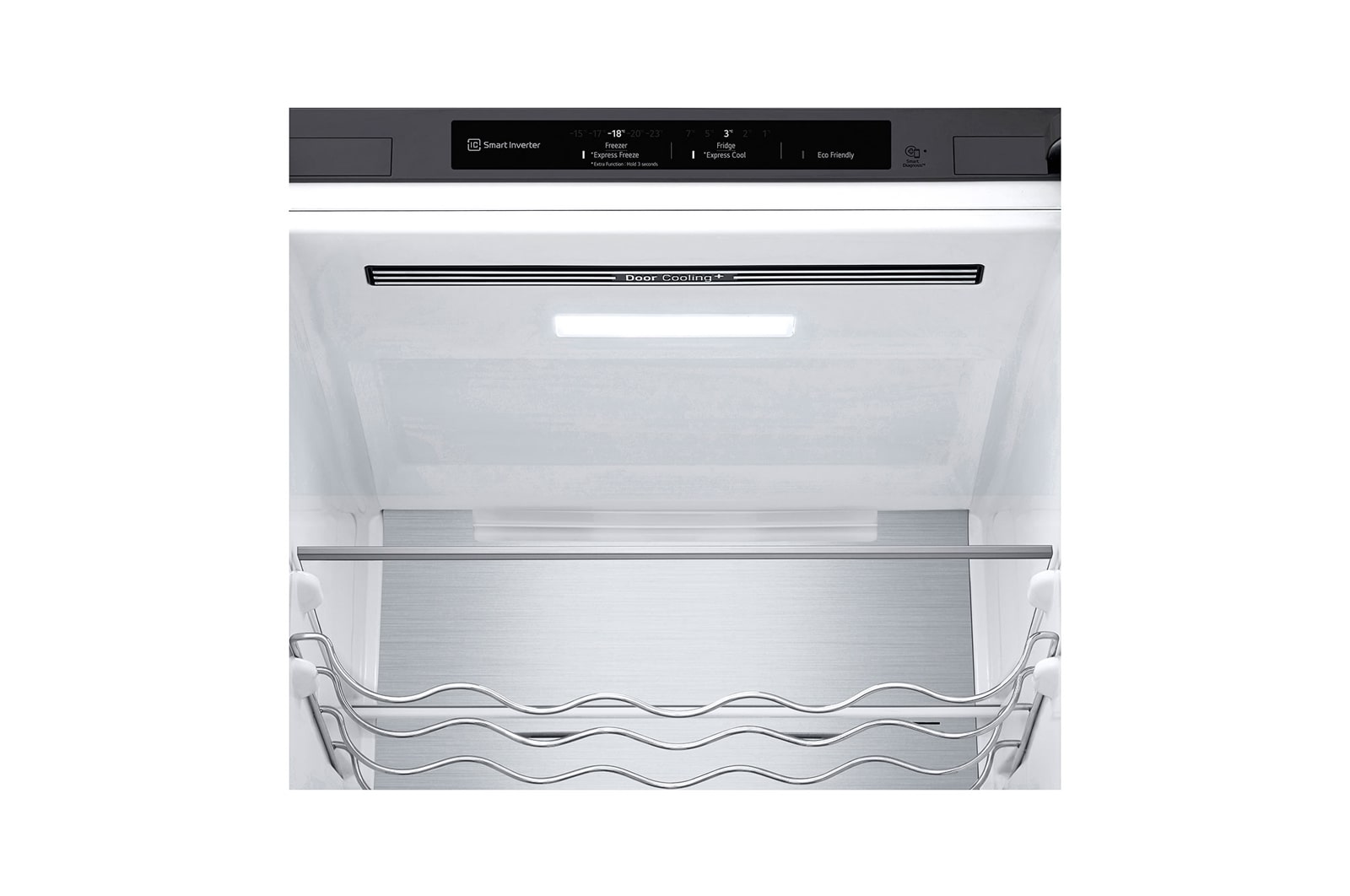 LG 384L inhoud | C | DoorCooling+™ | FreshBalancer™ | FRESHConverter™ | Total No Frost | Smart Inverter Compressor, GBB72PZVCN1