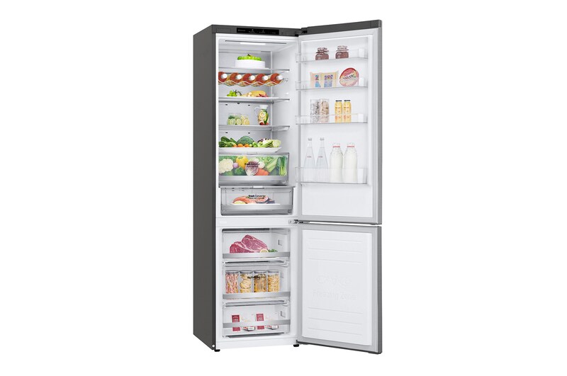LG 384L inhoud | C | DoorCooling+™ | FreshBalancer™ | FRESHConverter™ | Total No Frost | Smart Inverter Compressor, GBB72PZVCN1