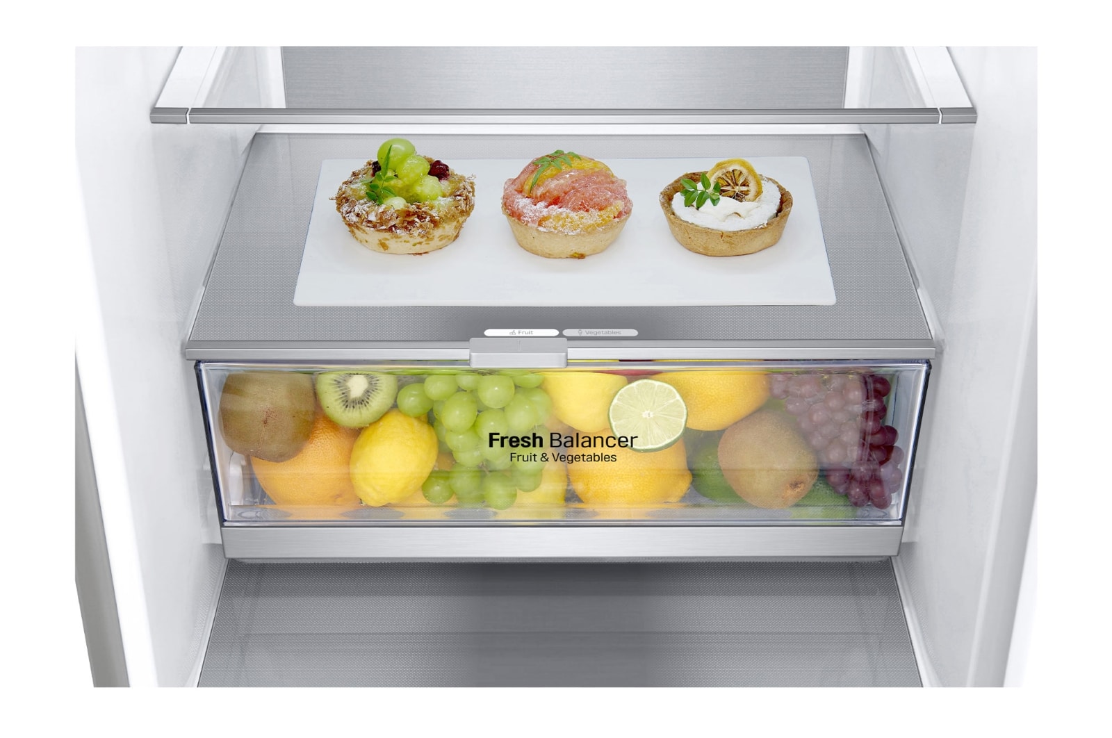 LG 381L Koelkast en vriezer GBB92MBB3P Silver | DoorCooling+™ | FRESHConverter™ | FRESHBalancer™ | LG NL, GBB92MBB3P