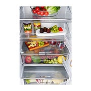 LG 352L Koelkast en vriezer Zwart | MoodUP™ | InstaView™ | ThinQ™, GBG7190CEV