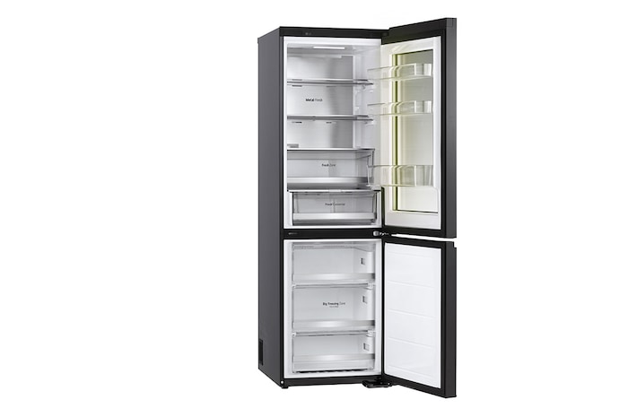 LG 352L Koelkast en vriezer Wit | MoodUP™ | InstaView™ | ThinQ™, GBG719MDNN