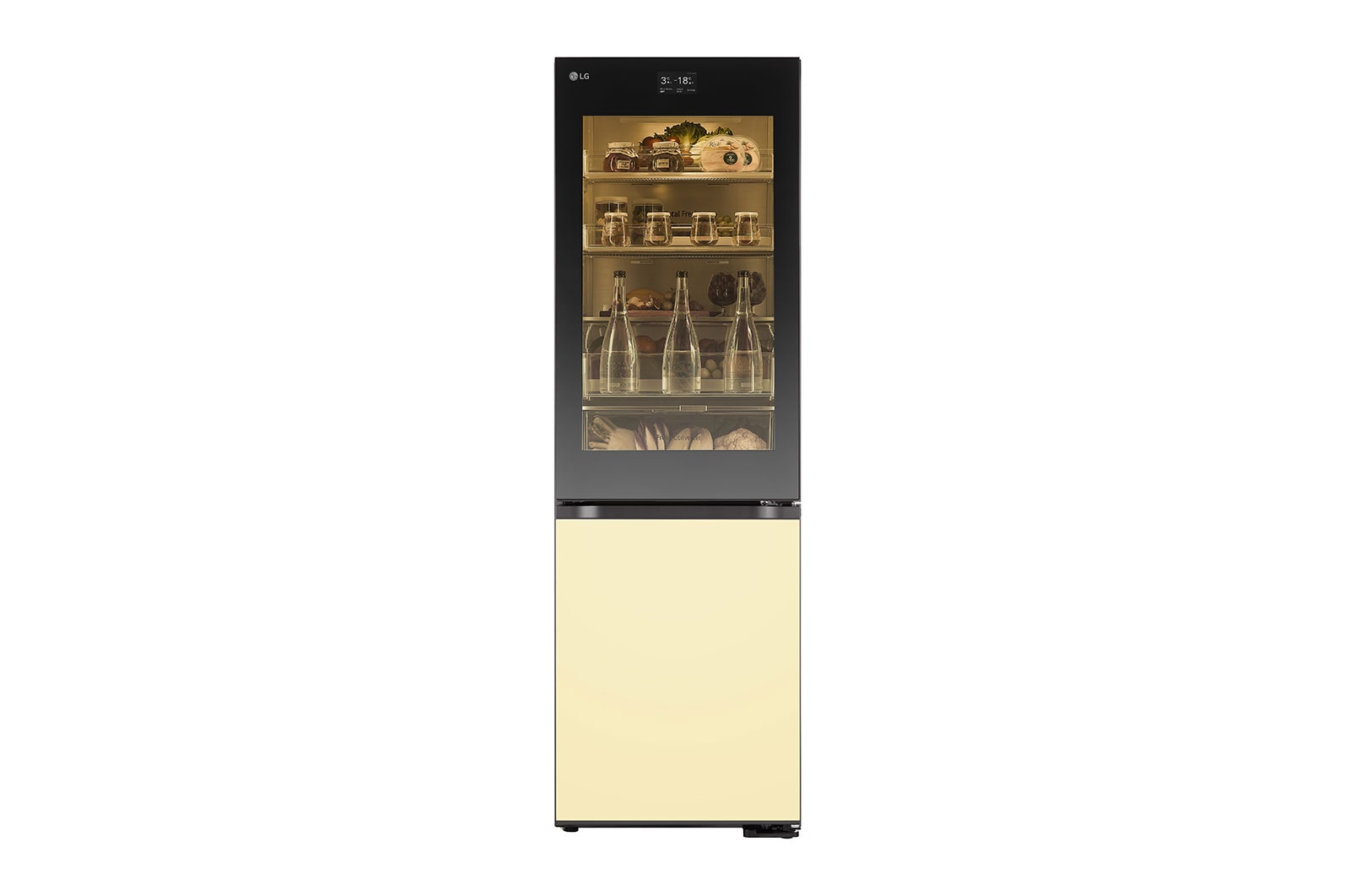 Voorkant van 352L Koelkast en vriezer Wit | MoodUP™ | InstaView™ | ThinQ™