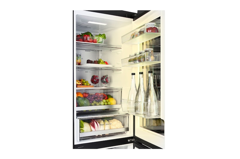 LG 352L Koelkast en vriezer Wit | MoodUP™ | InstaView™ | ThinQ™, GBG719MDNN