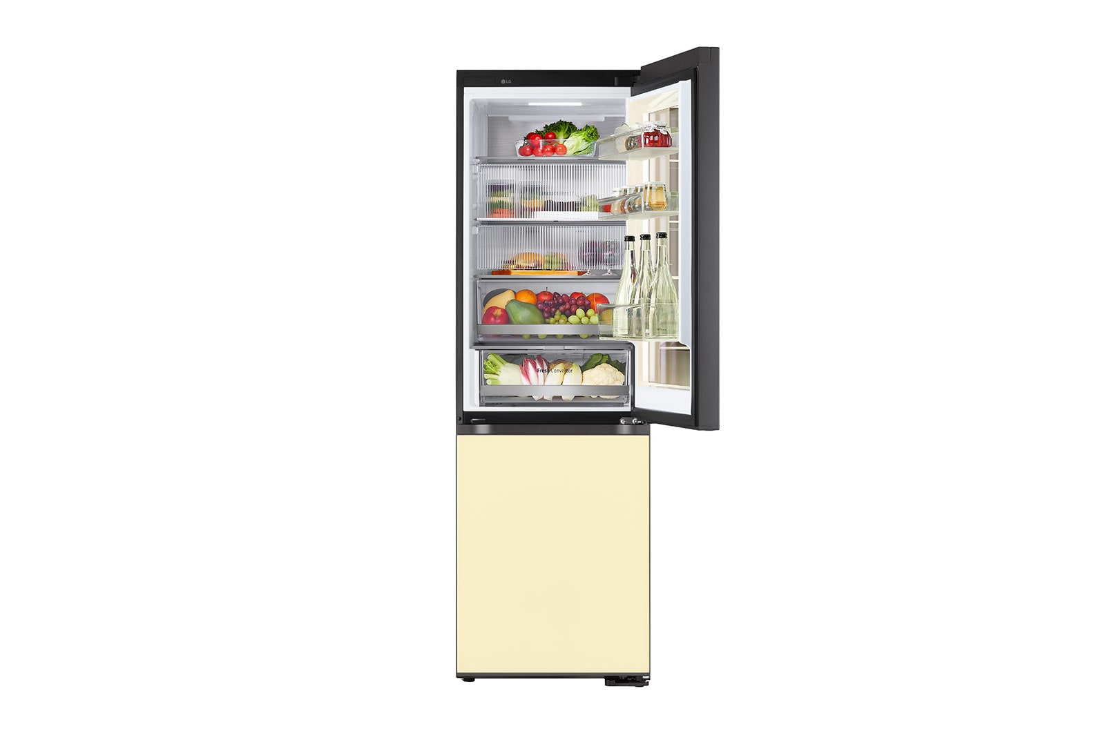 LG 352L Koelkast en vriezer Wit | MoodUP™ | InstaView™ | ThinQ™, GBG719MDNN