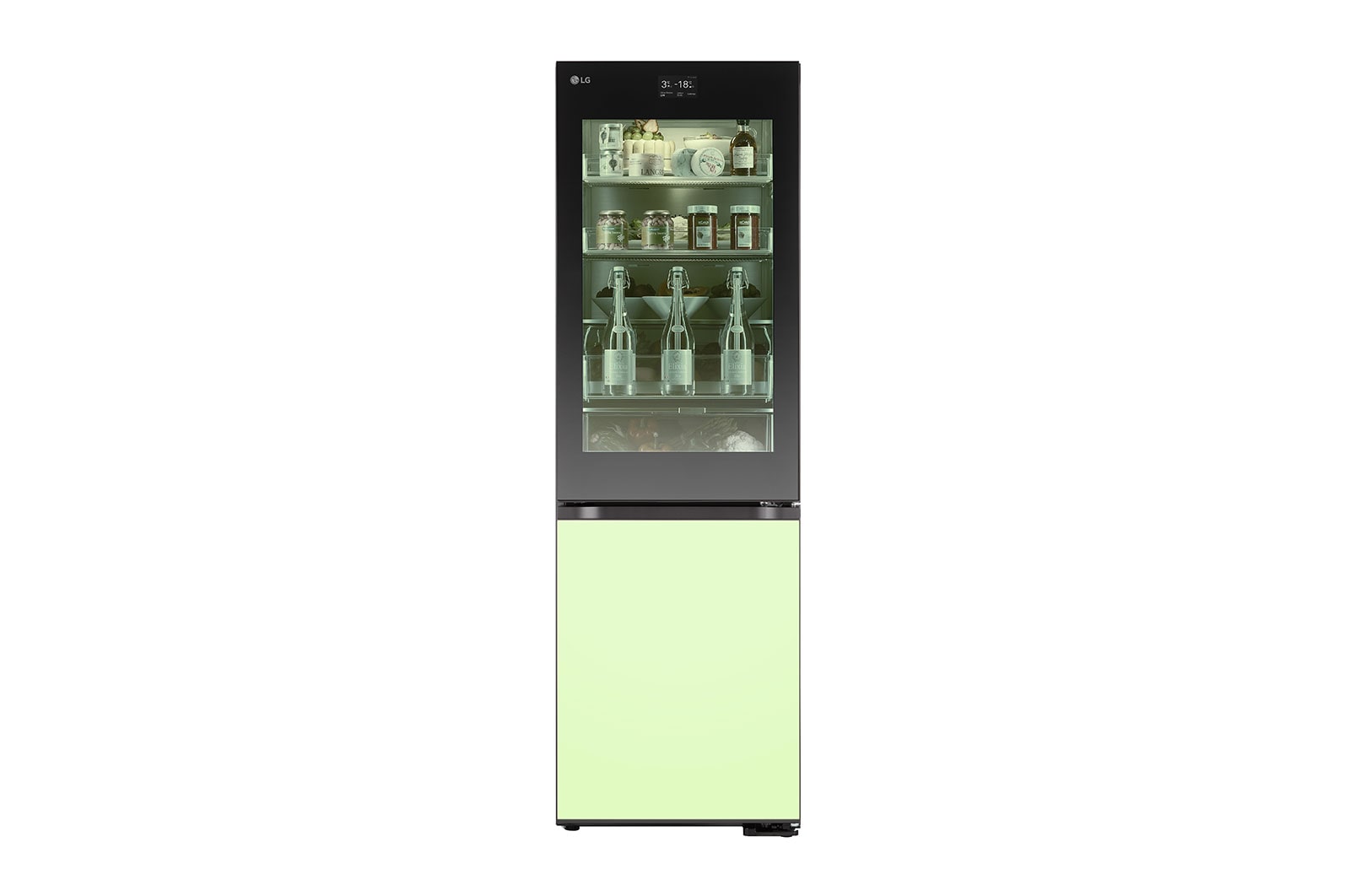 LG 352L Koelkast en vriezer Wit | MoodUP™ | InstaView™ | ThinQ™, GBG719MDNN