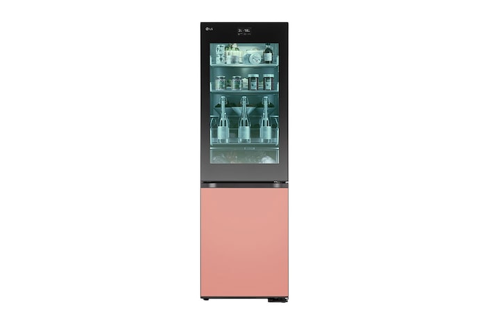 LG 352L Koelkast en vriezer Wit | MoodUP™ | InstaView™ | ThinQ™, GBG719MDNN