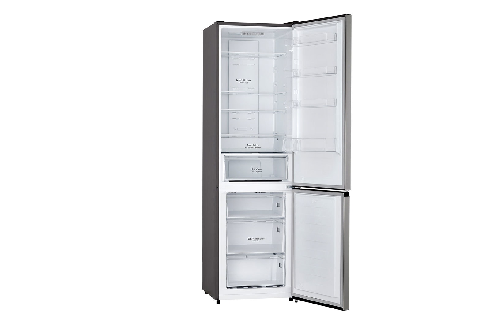 LG Koel-vries combinatie | 358L inhoud |  FRESHBalancer™ & Switch, GBM22HSADH