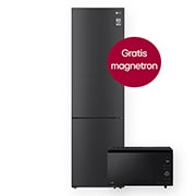 LG 384L Koelkast en vriezer Antraciet | DoorCooling+™ | FRESHConverter™ | Smart Diagnosis™, GBP62MCNAC.MJ39BPS