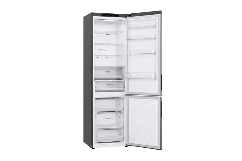 LG 384L Koelkast en vriezer Zilver| DoorCooling+™ | FreshConverter™ | Inverter Linear Compressor, GBP62PZNAC