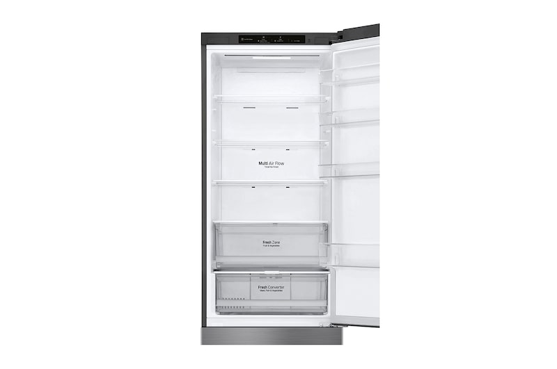 LG 384L Koelkast en vriezer Zilver| DoorCooling+™ | FreshConverter™ | Inverter Linear Compressor, GBP62PZNAC