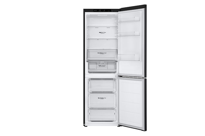 LG 344L Koelkast en vriezer Zwart | DoorCooling+™ | FRESHConverter™ | Smart Diagnosis™, GBV3100CEP