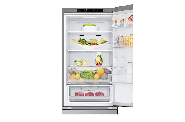 LG 344L Koelkast en vriezer Zilver | DoorCooling+™ | FRESHConverter™, GBV3100CPY