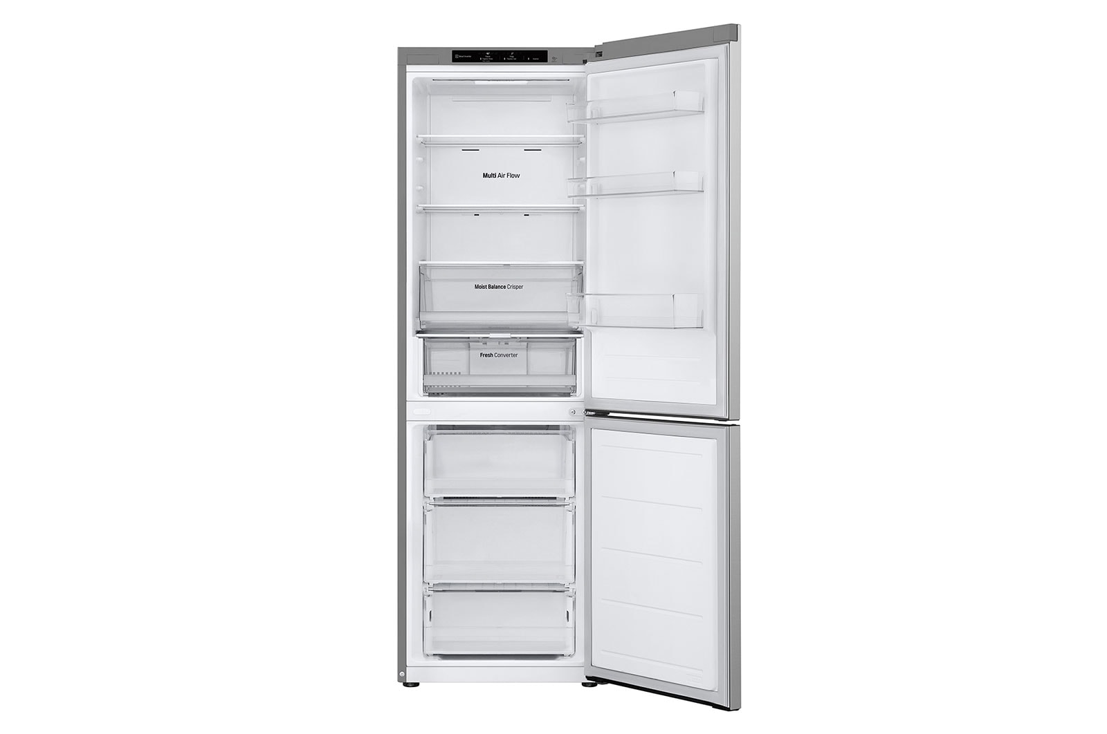 LG 344L Koelkast en vriezer Zilver | DoorCooling+™ | FRESHConverter™, GBV3100CPY