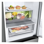 LG 344L Koelkast en vriezer Zilver | DoorCooling+™ | FRESHConverter™, GBV3100CPY