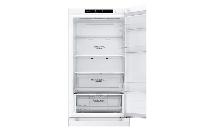 LG 344L Koelkast en vriezer Wit | DoorCooling+™ | FRESHConverter™ | Moist Balance Crisper™, GBV3100CSW