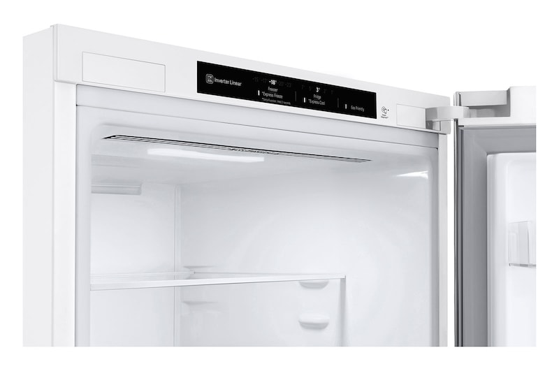 LG 344L Koelkast en vriezer Wit | DoorCooling+™ | FRESHConverter™ | Moist Balance Crisper™, GBV3100CSW