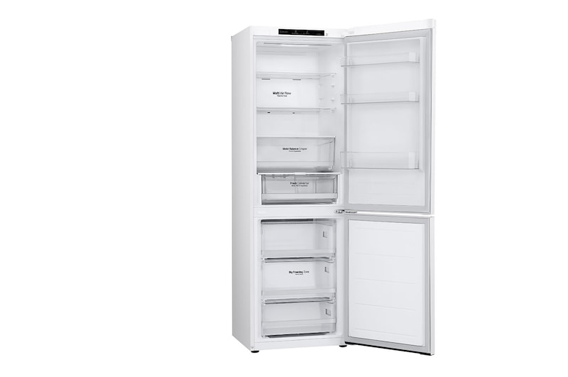 LG 344L Koelkast en vriezer Wit | DoorCooling+™ | FRESHConverter™ | Moist Balance Crisper™, GBV3100CSW