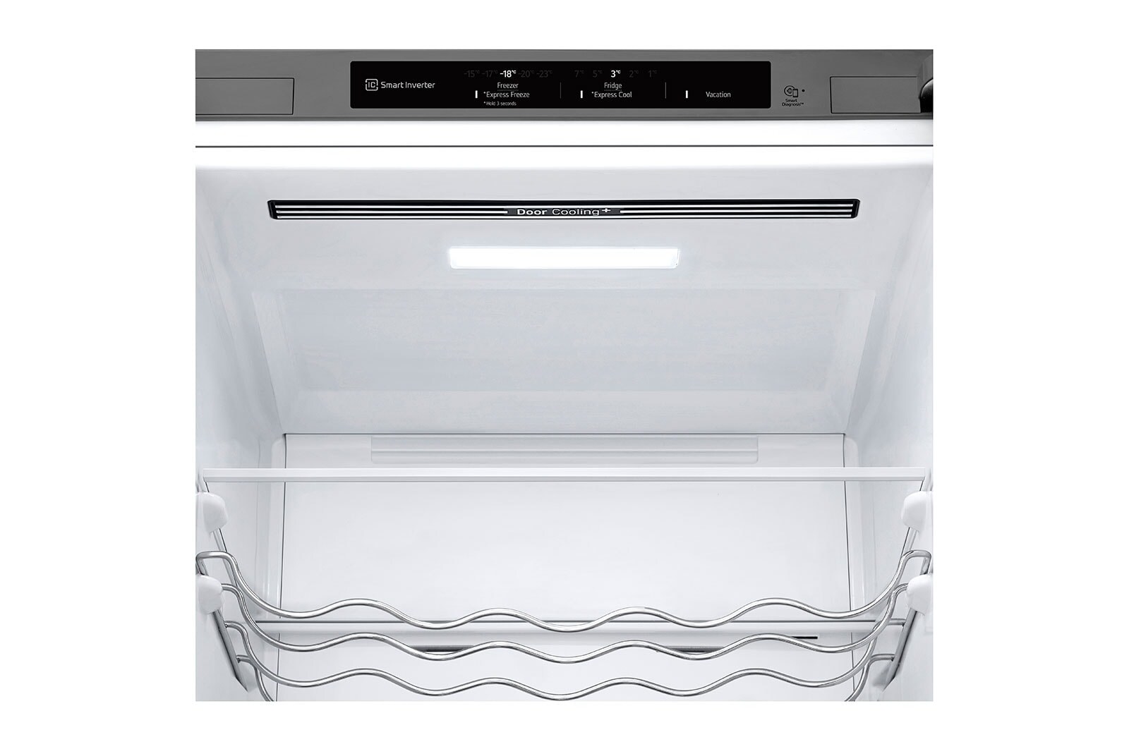 LG 387L Koelkast en vriezer Zilver | DoorCooling+™ | FRESHConverter™ | Smart Inverter Compressor™, GBV3200CPY