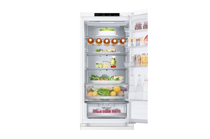 LG 387L Koel-vriescombinatie Wit | DoorCooling+™ | FRESHConverter™ | Smart Inverter Compressor™, GBV5240CSW