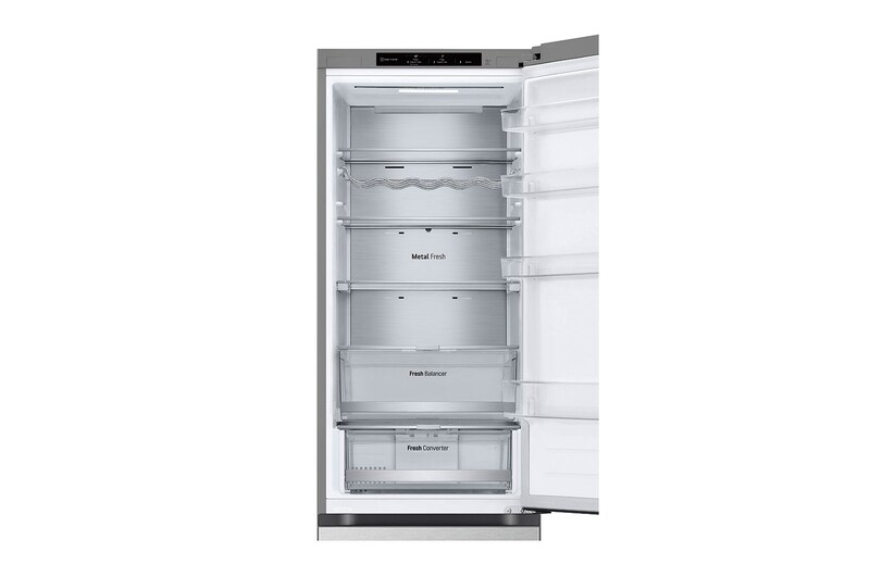 LG 387L Koelkast en vriezer Zilver | DoorCooling+™ | FRESHConverter™ | Smart Diagnosis™, GBV7280AMB