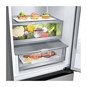 LG 387L Koelkast en vriezer Zilver | DoorCooling+™ | FRESHConverter™ | Smart Diagnosis™, GBV7280AMB