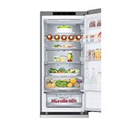 LG 387L Koelkast en vriezer Zilver | DoorCooling+™ | FRESHConverter™ | Smart Diagnosis™, GBV7280AMB