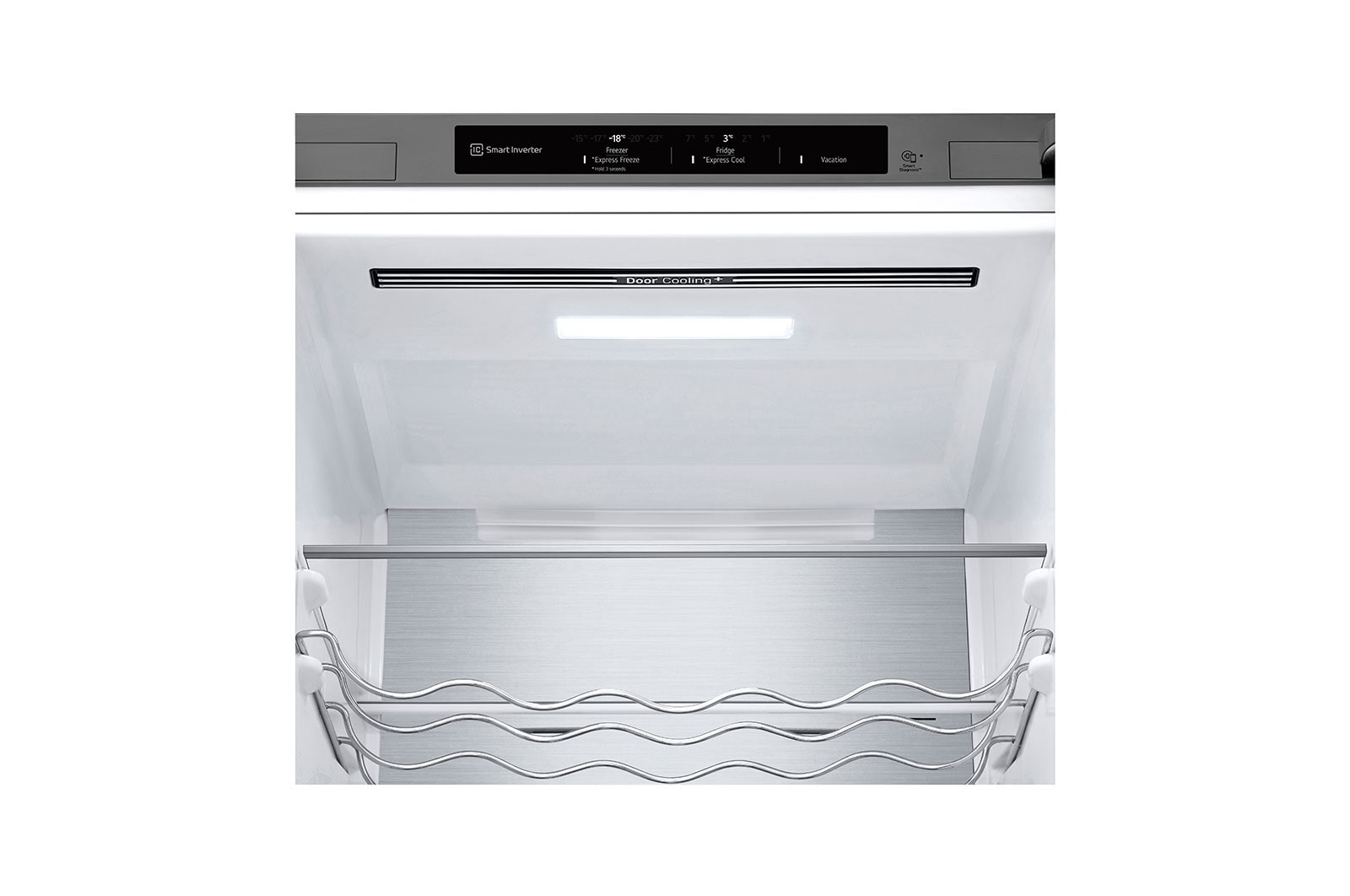 LG 387L Koelkast en vriezer Zilver | DoorCooling+™ | FRESHConverter™ | Smart Inverter Compressor™, GBV7280BPY
