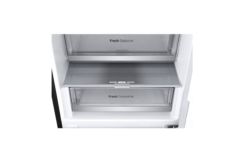 LG 387L Koel-vriescombinatie Zwart | DoorCooling+™ | FRESHConverter™ | Smart Inverter Compressor™, GBV7280CEV