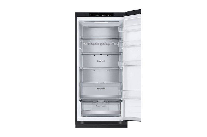 LG 387L Koel-vriescombinatie Zwart | DoorCooling+™ | FRESHConverter™ | Smart Inverter Compressor™, GBV7280CEV