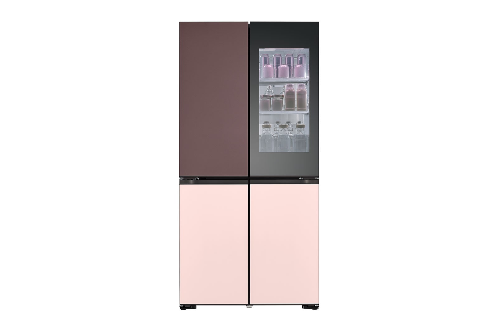LG 617L Amerikaanse koelkast Grijs | MoodUP™ | InstaView™ | ThinQ™, GMV960NNME